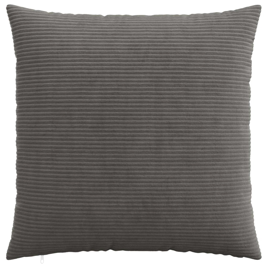 Federa 2 pcs HEERLEN Grigio Scuro 55 x 55 cm corduroy 912287