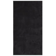 Tappeto del soggiorno | Tappeto a Pelo Corto HUARTE Morbido e Lavabile Nero 80x150 cm