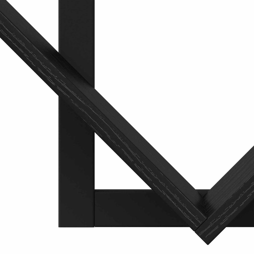 Mensola a muro flottante 2 pcs Rovere Nero 43 x 15 x 47 cm 8012335