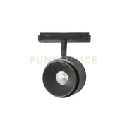 GENOVA SP - FARETTO PROIETTORE LED BINARIO 48V NERO ROTAZIONE E INCLINAZIONE 3000K 410LM 8,5W