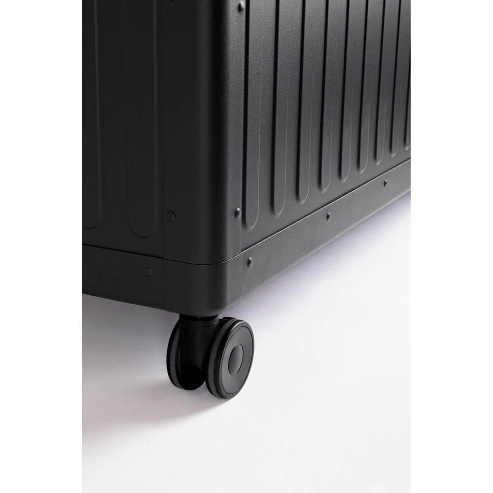 Baule Portacuscini con Ruote da Esterno in Alluminio e Acciaio - ELJAN