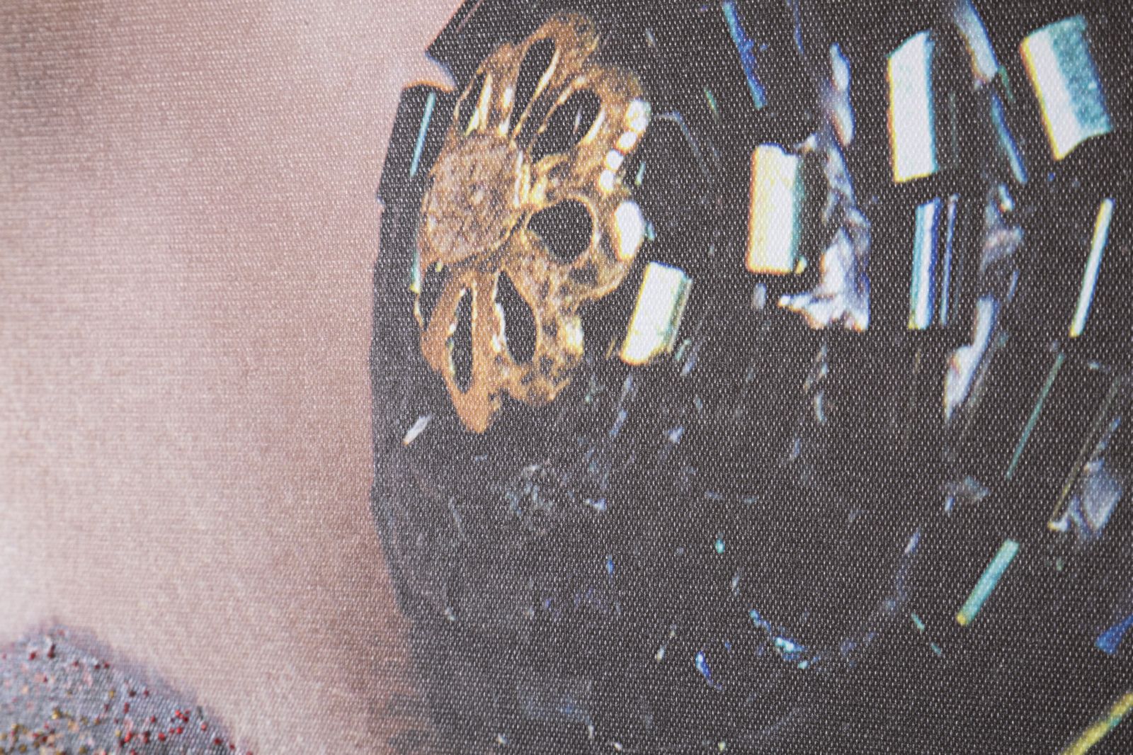 Stampa su Tela Beautiful Lips 80x3,8x120 cm in Legno e Tessuto