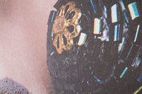 Stampa su Tela Beautiful Lips 80x3,8x120 cm in Legno e Tessuto