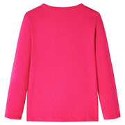 Maglietta da Bambina a Maniche Lunghe Fucsia 92 13794
