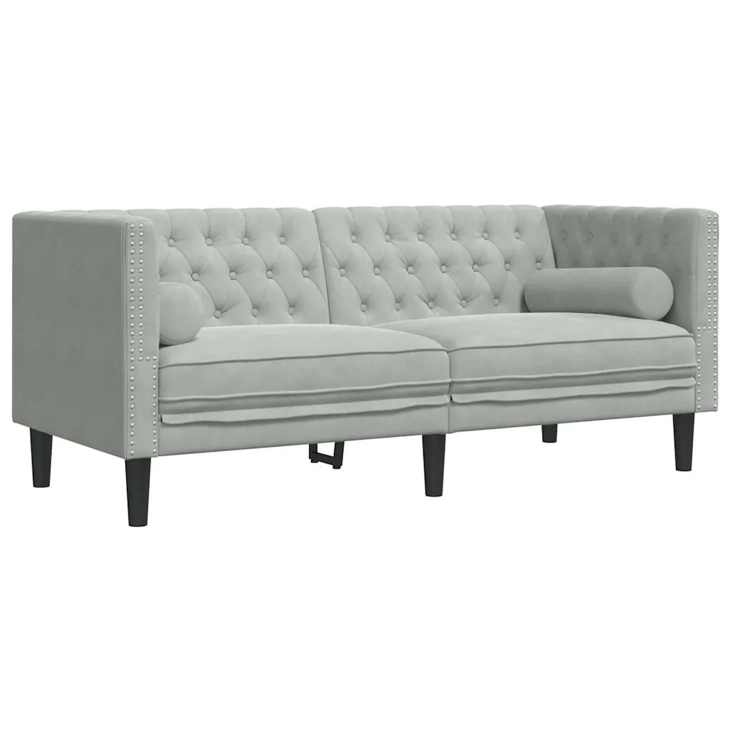 Divano per Soggiorno 3 pcs Grigio chiaro 194 x 74,5 x 70,5 cm 3385867