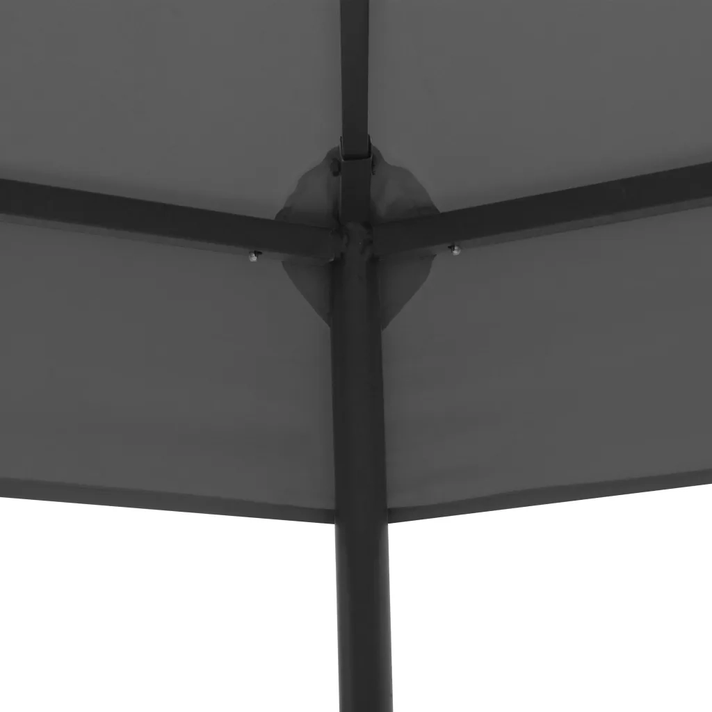 Gazebo da Giardino 323x275x265 cm Antracite 47961