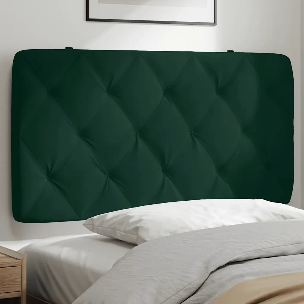 Cuscino Testiera Verde Scuro 100 cm in Velluto 374717