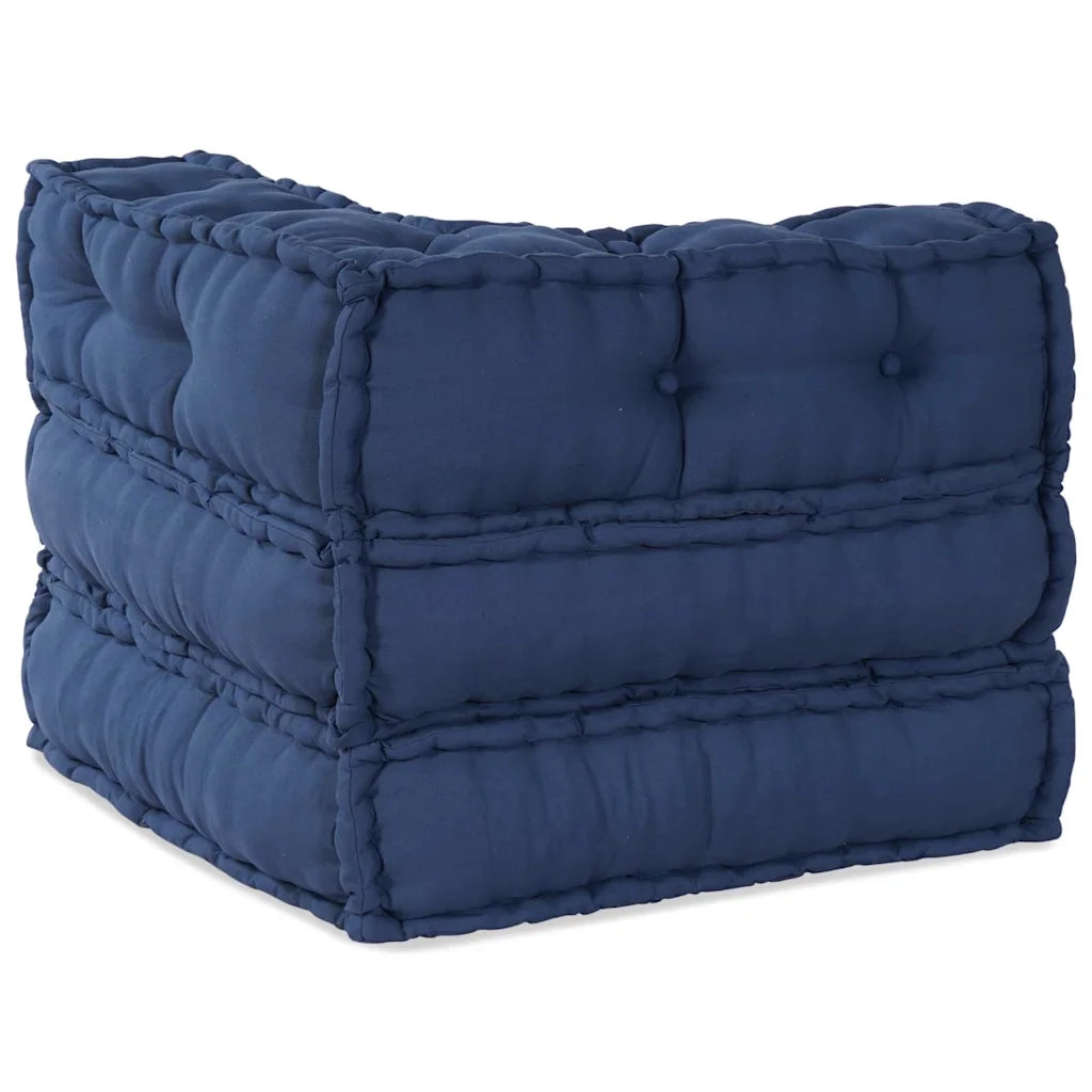 vidaXL Cuscino Blu 70 x 70 x 54 cm Poliestere