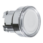 TESTA PULSANTE LUMINOSO Ø22 - BIANCO- PER LED UNIVERSALE
