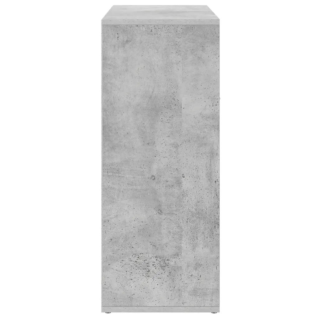 Credenza | Madia | Buffet da pranzo | Armadio da pranzo Grigio Cemento 60x30x75 cm in Legno Multistrato