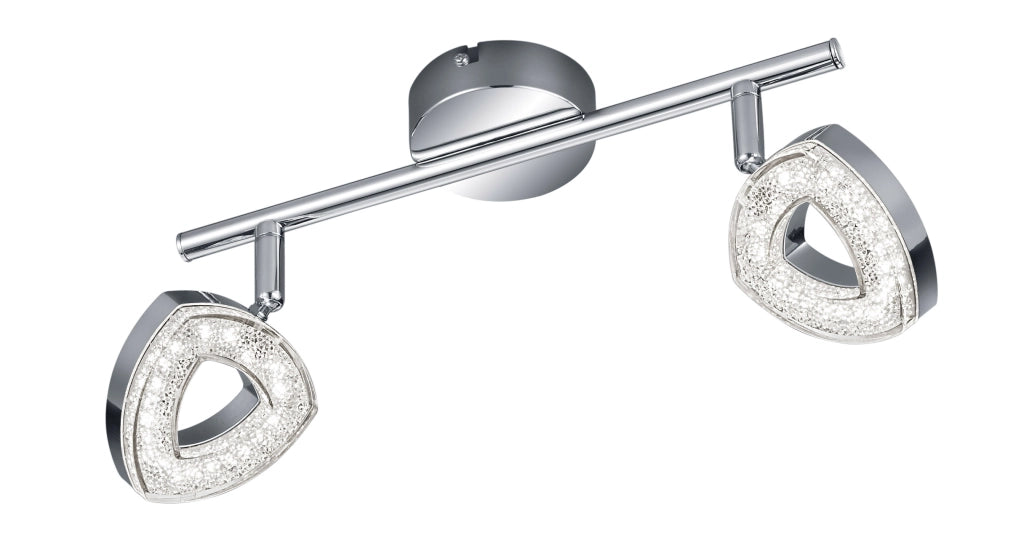 Plafoniera da Interno a LED in Metallo Cromo