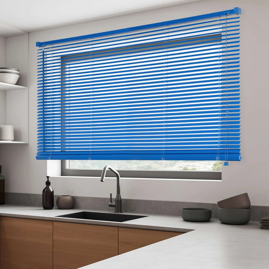 Tende Veneziane in Alluminio con Corda Blu 60x130