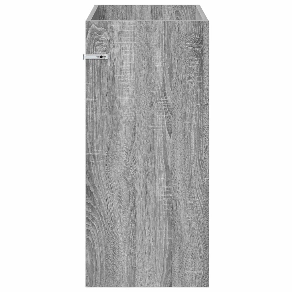 Mobiletto da Bagno Sotto Lavabo Sonoma grigio