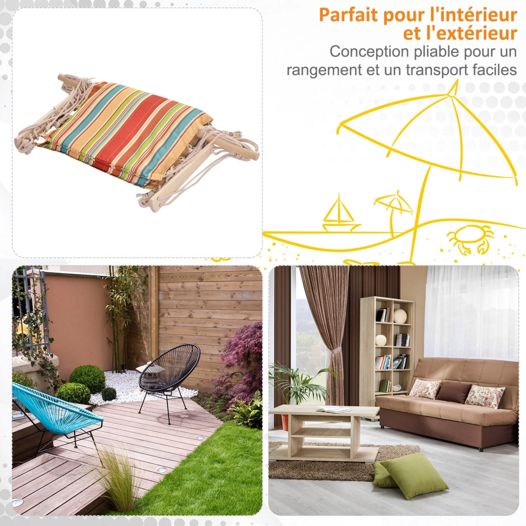 Amaca da viaggio ¨C zephmum ¨C 100x106 cm cotone macram¨¦ multicolore
