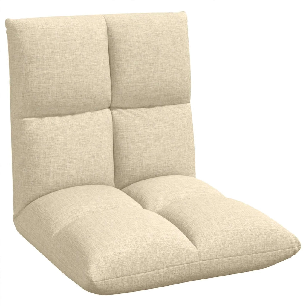 Sedia da Pavimento Crema 50 x 61 x 57 cm Tessuto 42028147