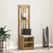 vidaXL Albero da Ingresso SANDNES 45x40x159,5 cm in Legno di Pino