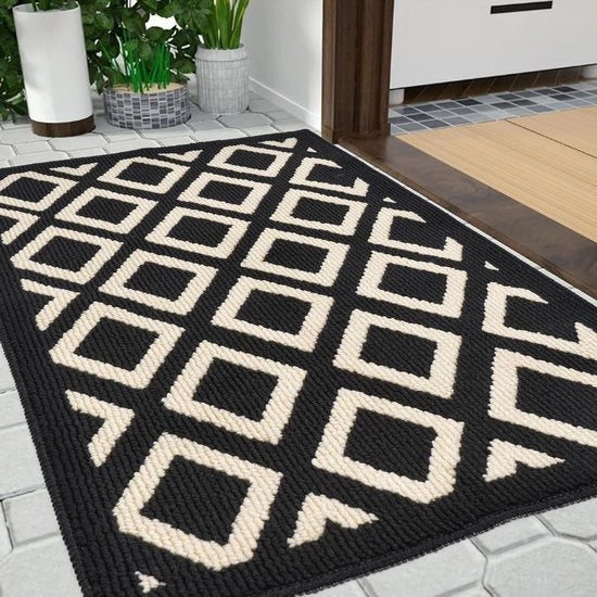 Mattezzaletto in vinile 60x90 cm - Resistente - Aspiratore di polvere - Per interni ed esterni - Bagno Cucina Scale Cani - Duraturo e antiscivolo