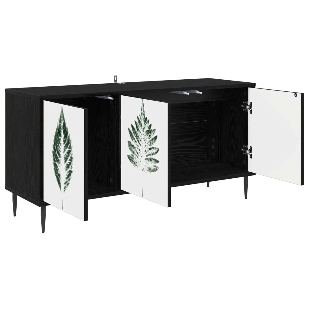 Mobile TV HANAU 102 x 33 x 51 cm Rovere Nero 8007105