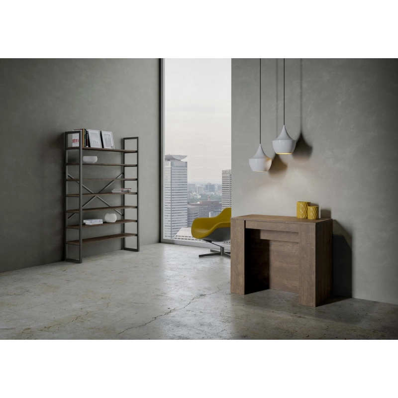 Consolle allungabile 90x48/296 cm Venus - Noce