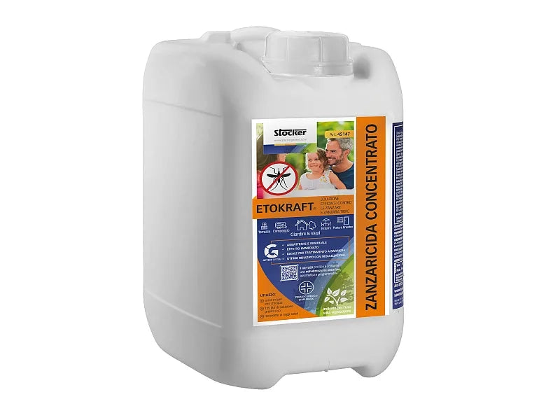 Stocker Etokraft Plus repellente zanzaricida anti-zanzare confezione da 5 L