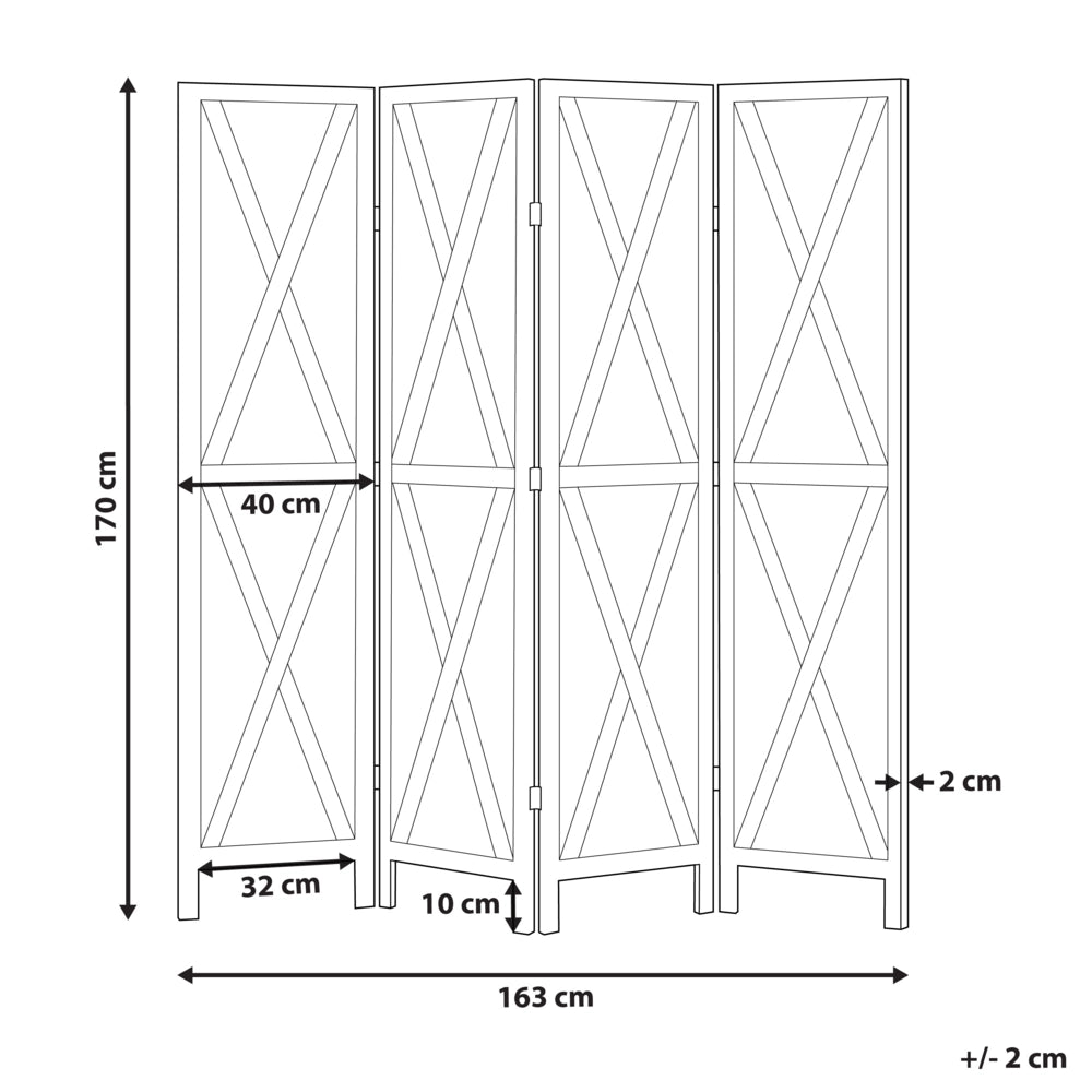 Divisorio per ambienti in legno compensato di legno Paulownia nero 4 pannelli pieghevoli schermo decorativo divisorio