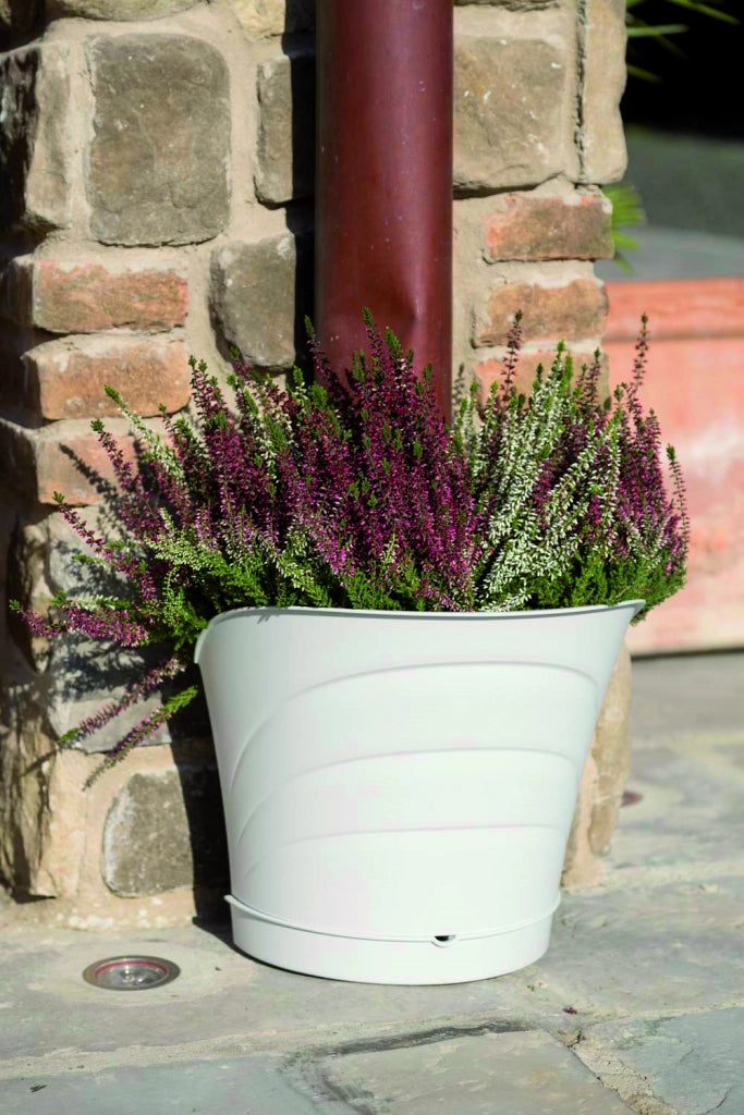 Bama VASO TULIPANO SET 2 VASI Col. Bianco cm. 34,5x19x30 h