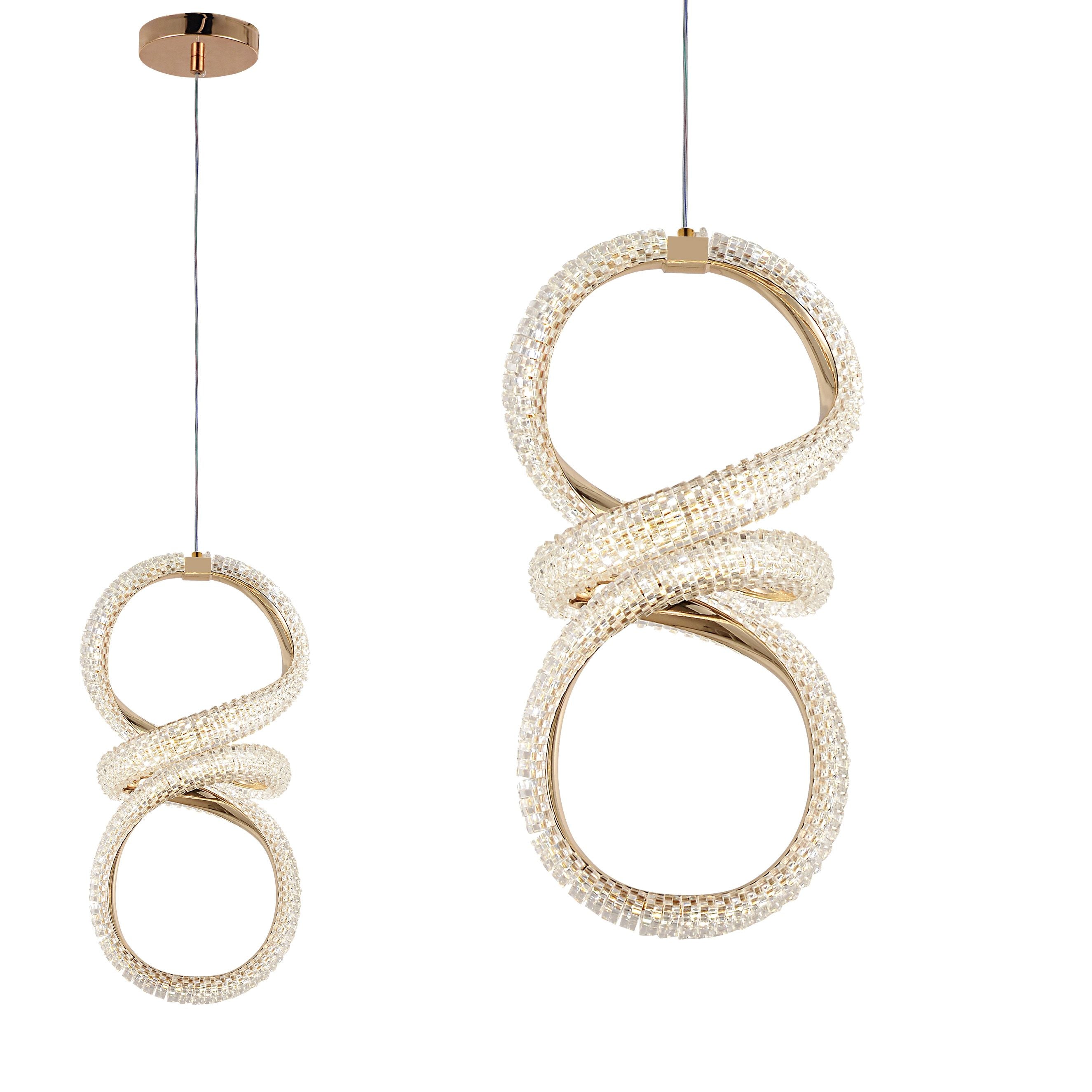 Lampada A Sospensione Led G070-cp Gold