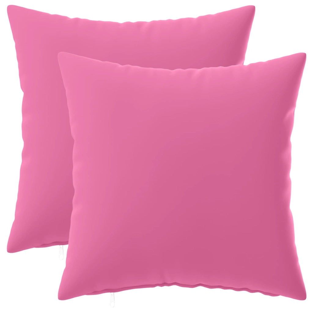 Federa 2 pcs HEERLEN Rosa 50 x 50 cm Poliestere 911014