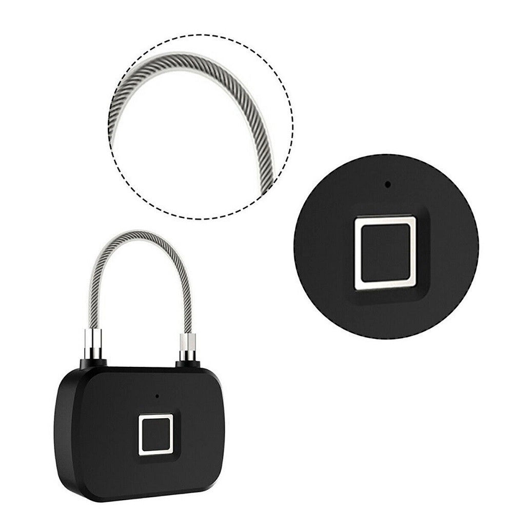 Trade Shop - Lucchetto Serratura Smart Impronta Digitale Telecomando Senza Chiave App Q-p63 -
