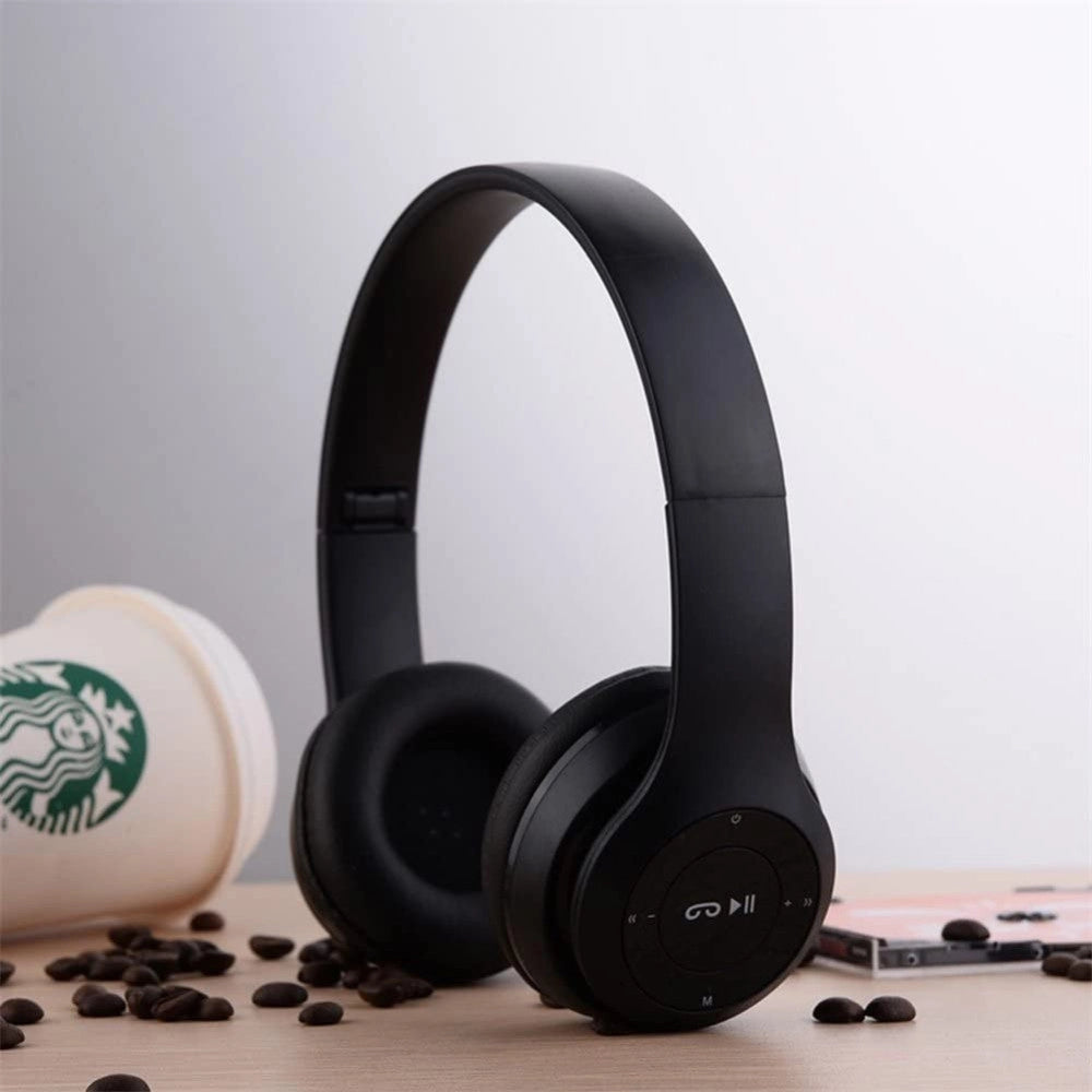Trade Shop - Cuffie Q-317 Senza Fili Stereo Wireless Ricaricabili Usb Bluetooth Pieghevoli -