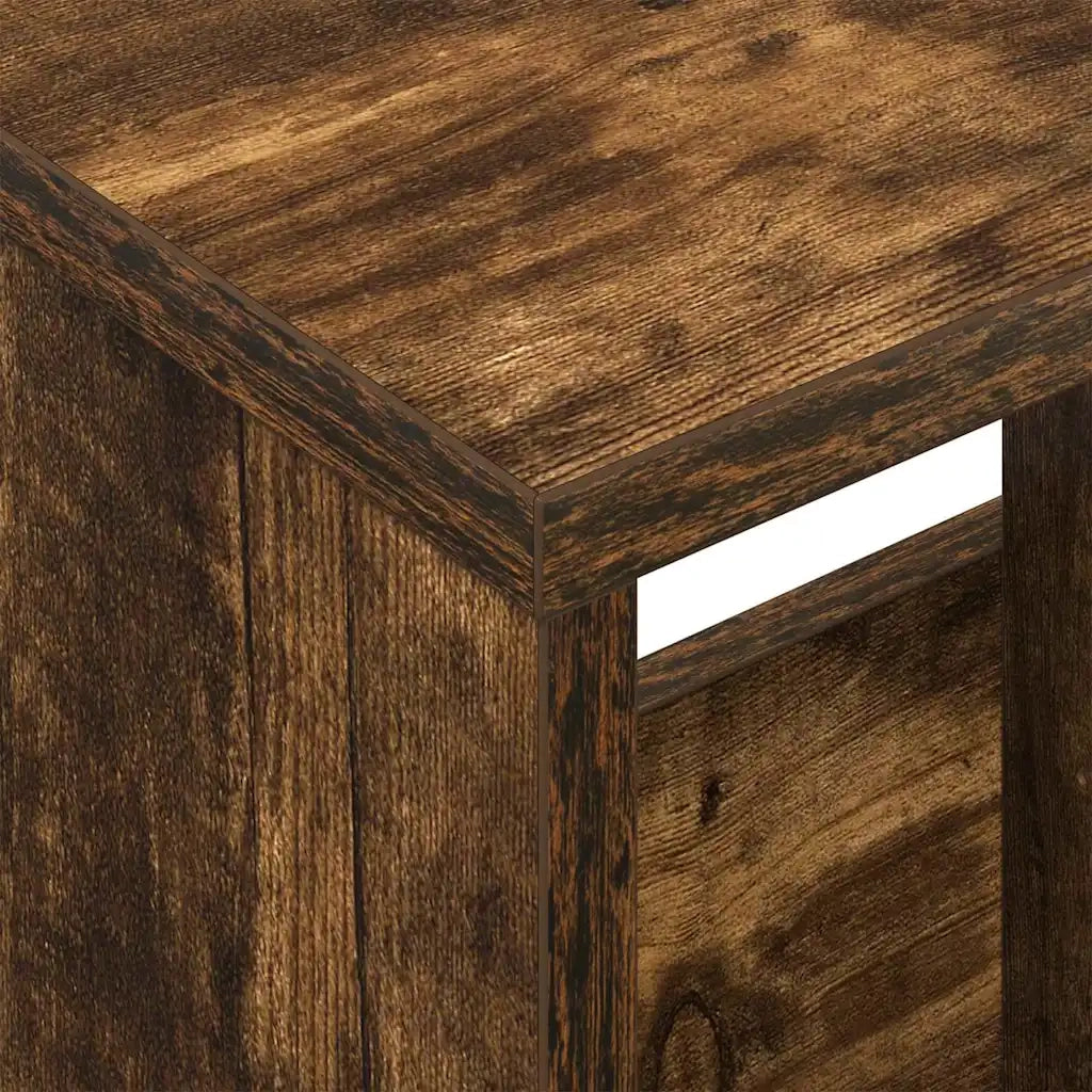 Scaffale per riviste Rovere fumé 102 x 30 x 45 cm 890964
