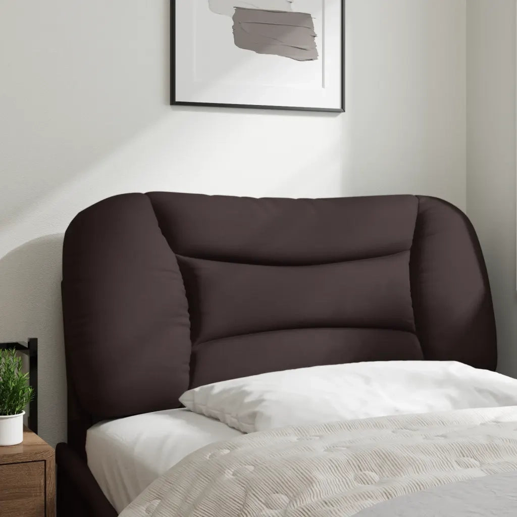 Cuscino Testiera Hvar Marrone Scuro 80 cm in Tessuto CFW2155388