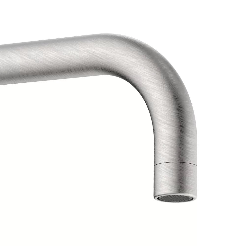 Miscelatore lavello bocca alta finitura acciaio spazzolato con risparmio acqua – Serie Allen