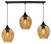 Lampadario Candellux ASPA 3 luci E27 40W nero bronzo