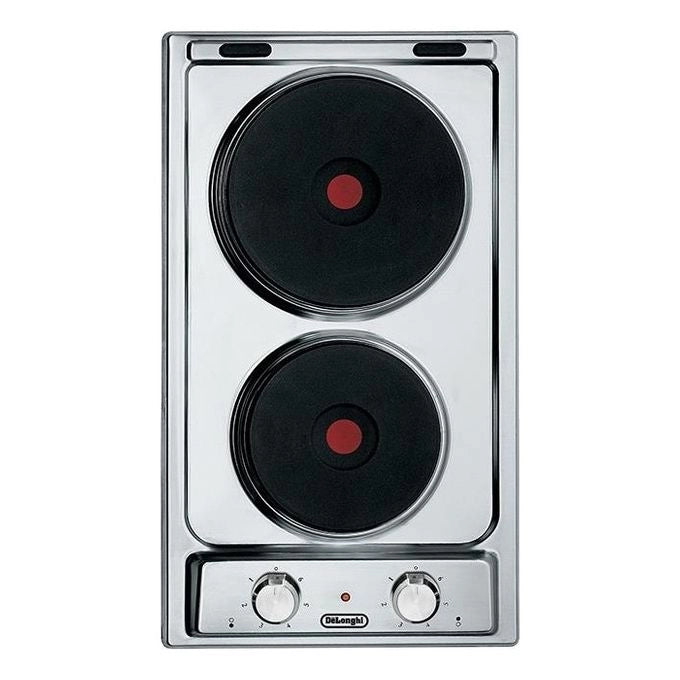 De’Longhi I 23-2 ER piano cottura Acciaio inossidabile Da incasso 30 cm Piastra sigillata 2 Fornello(i)