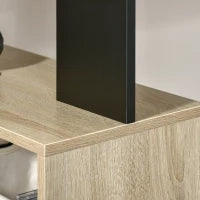 Scrivania con Libreria per Camera, Scrivania Ufficio, Scrivania Porta PC in Legno Multicolore, 120x60x148cm