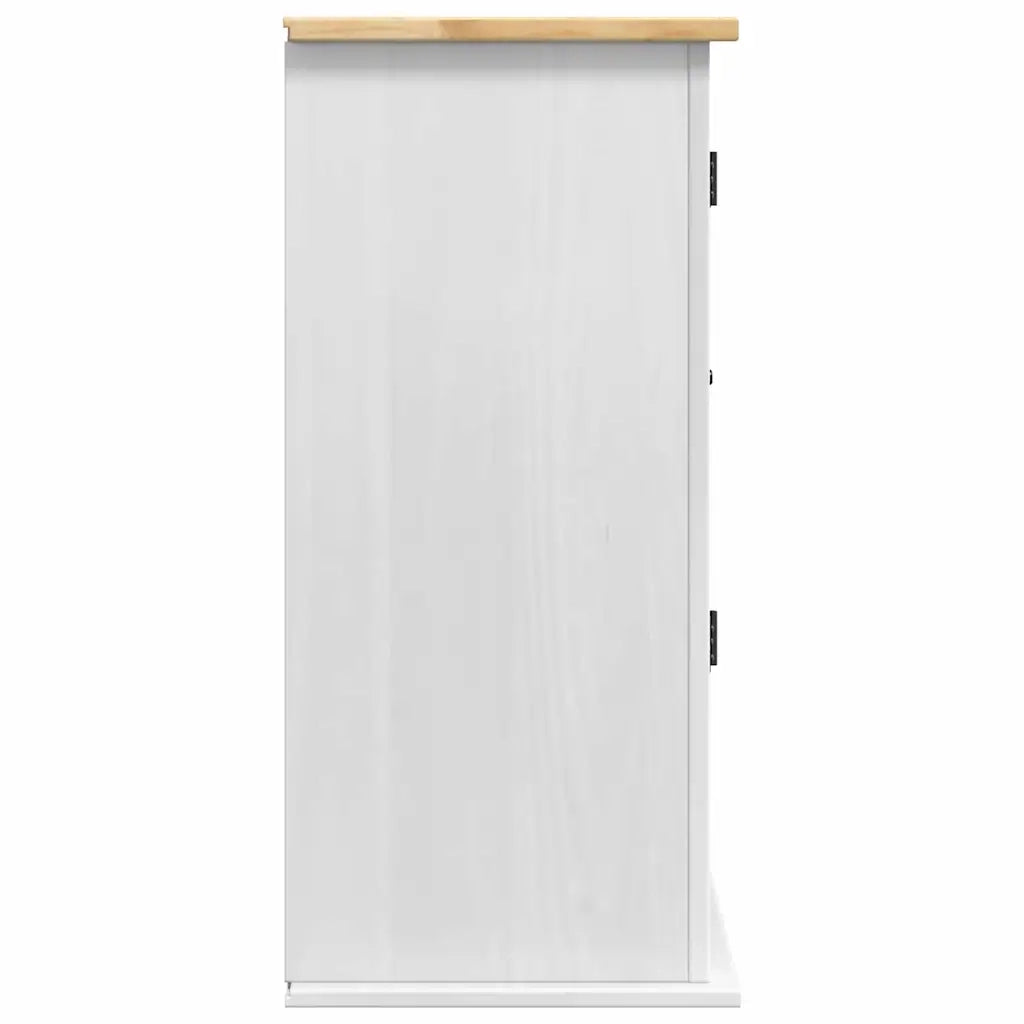 Armadio pensile Corona Bianco 70 x 33 x 71,5 cm Pino massello 42021200
