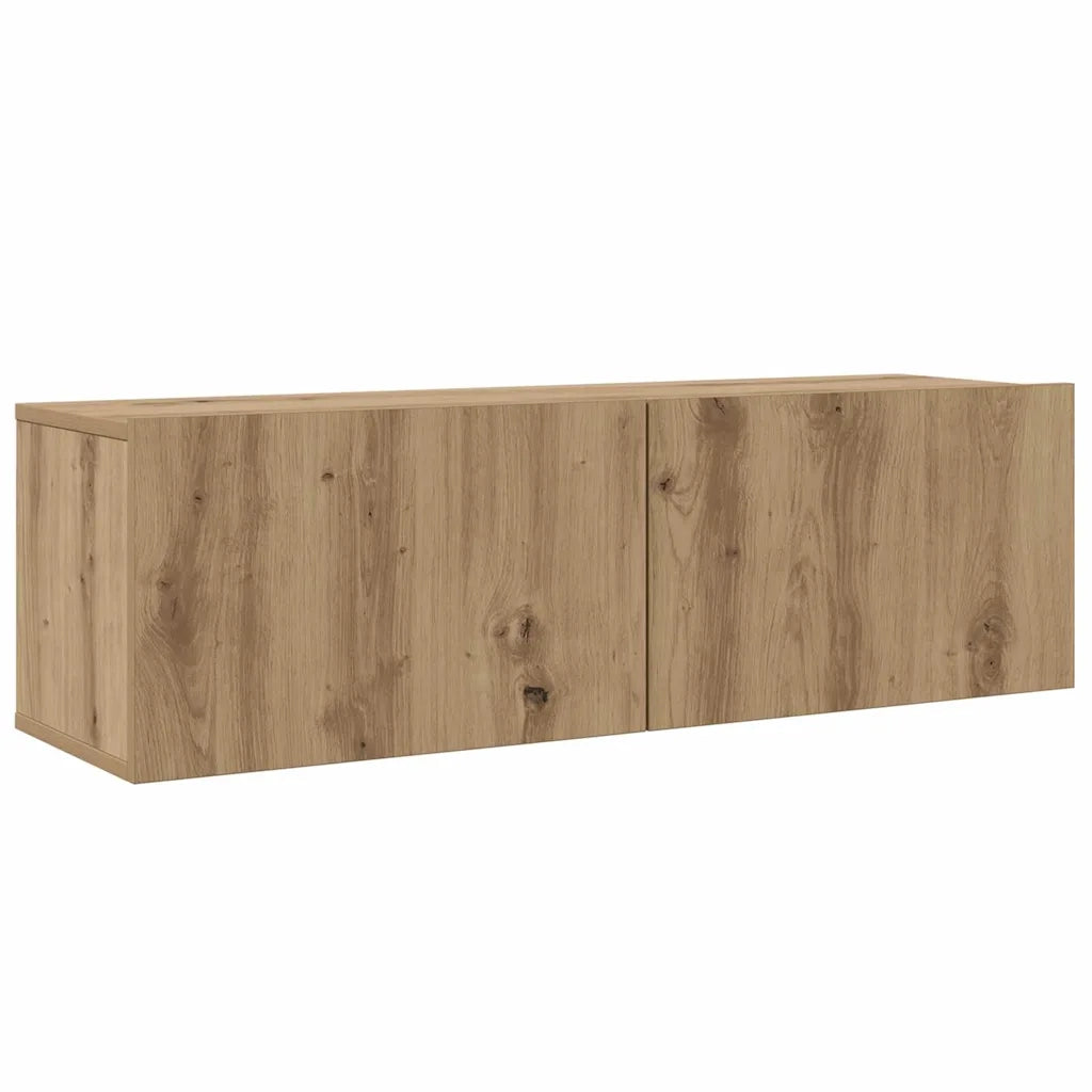 vidaXL Set di mobili TV 4 pcs rovere artigianale 200 x 30 x 30 cm