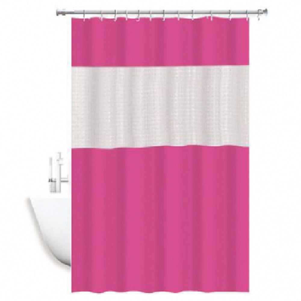 Trade Shop - Tenda Doccia Vasca Impermeabil Antimuffa Eva Rosa/fuxia Giuntura 180x240cm 52135 -