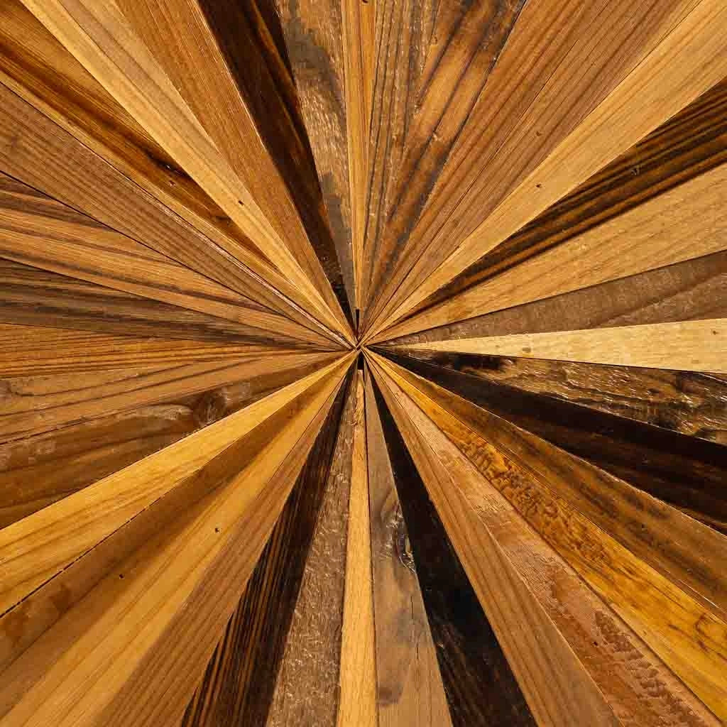 Comodino in legno di recupero nero con 1 anta 40x35x61h cm