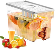 Dispensatore di acqua da 3 litri con rubinetto - Refrigeratore per bevande e acqua per famiglie e feste estive (-70 a 120 gradi)