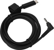 Adattatore USB C maschile a Haakse DC 3.0x1.1mm per cavi di ricarica - 1.47m 65W 3A PD Power Supply - Nero