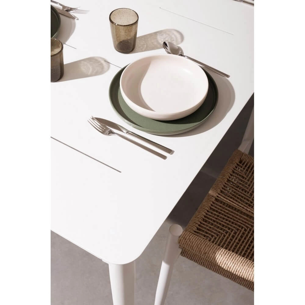 Tavolo da Pranzo in Alluminio Verniciato 160x90 cm - ZANDOR