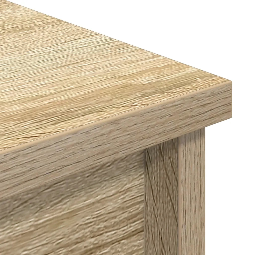 Credenza Rovere Sonoma 70x35x180 cm in Legno Multistrato