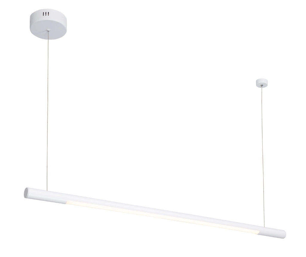 Lampada a sospensione Maxlight Organic bianca 100cm LED 16W