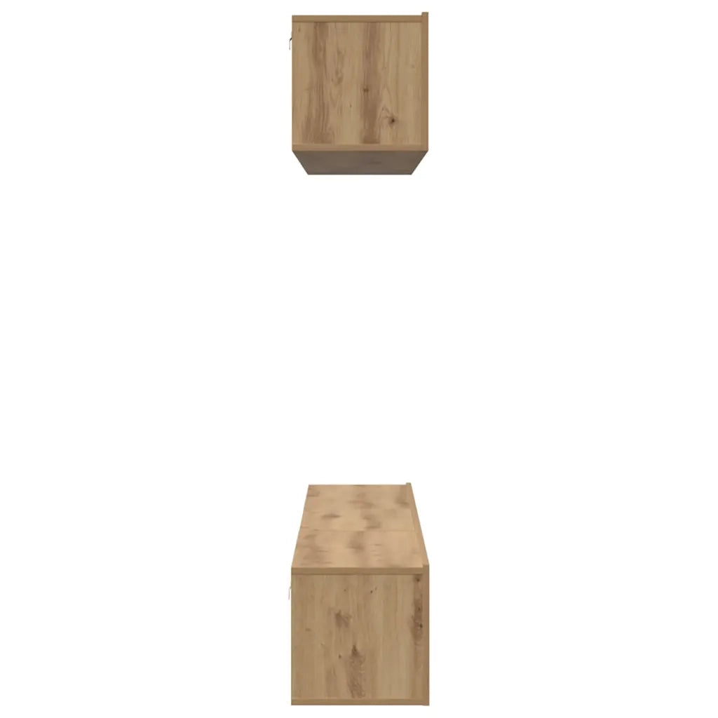 Set mobile TV 5 pcs Rovere artigianale Legno multistrato 3393386