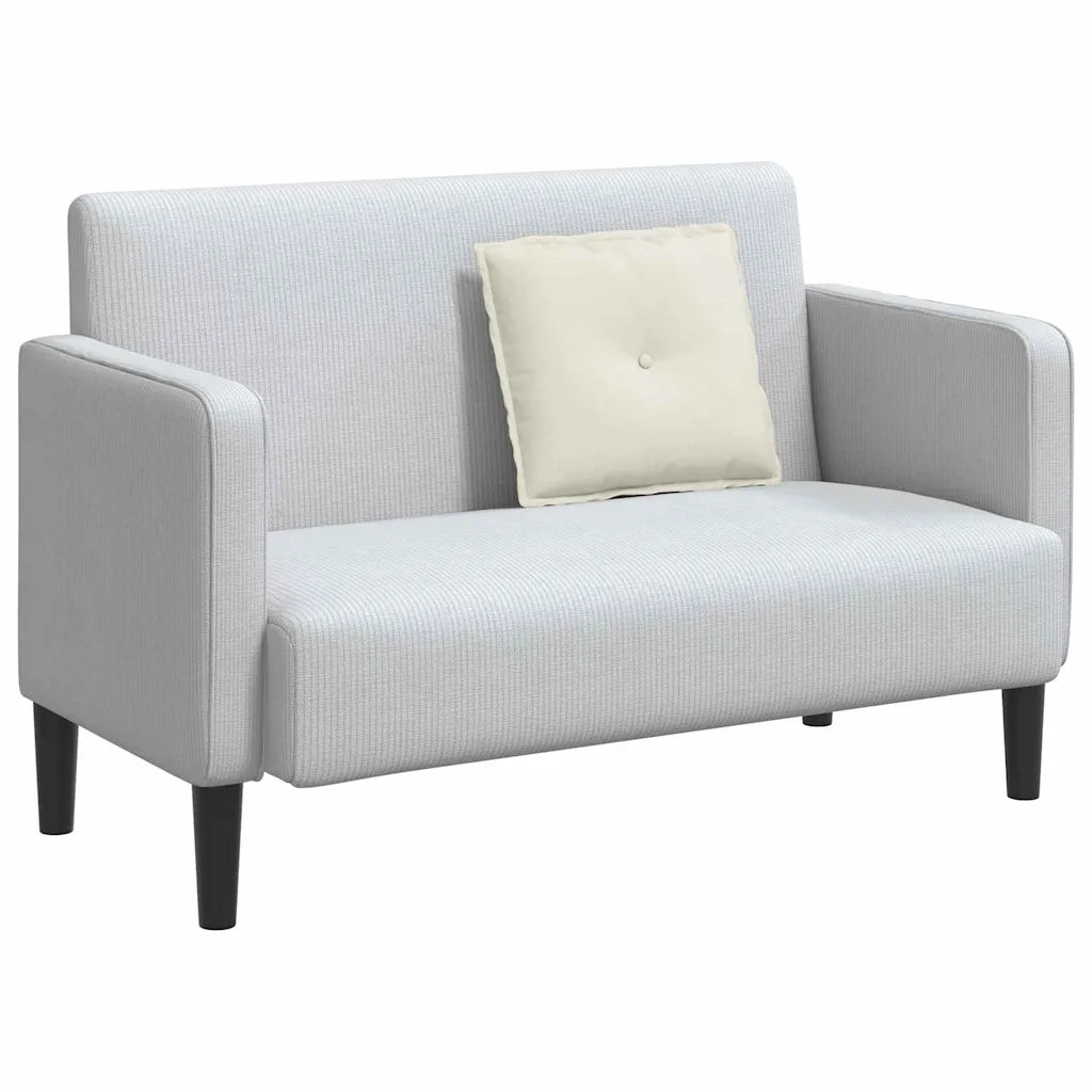Cuscino per Schiena | Cuscino dorsale Crema 50 x 45 cm Tessuto in Cords