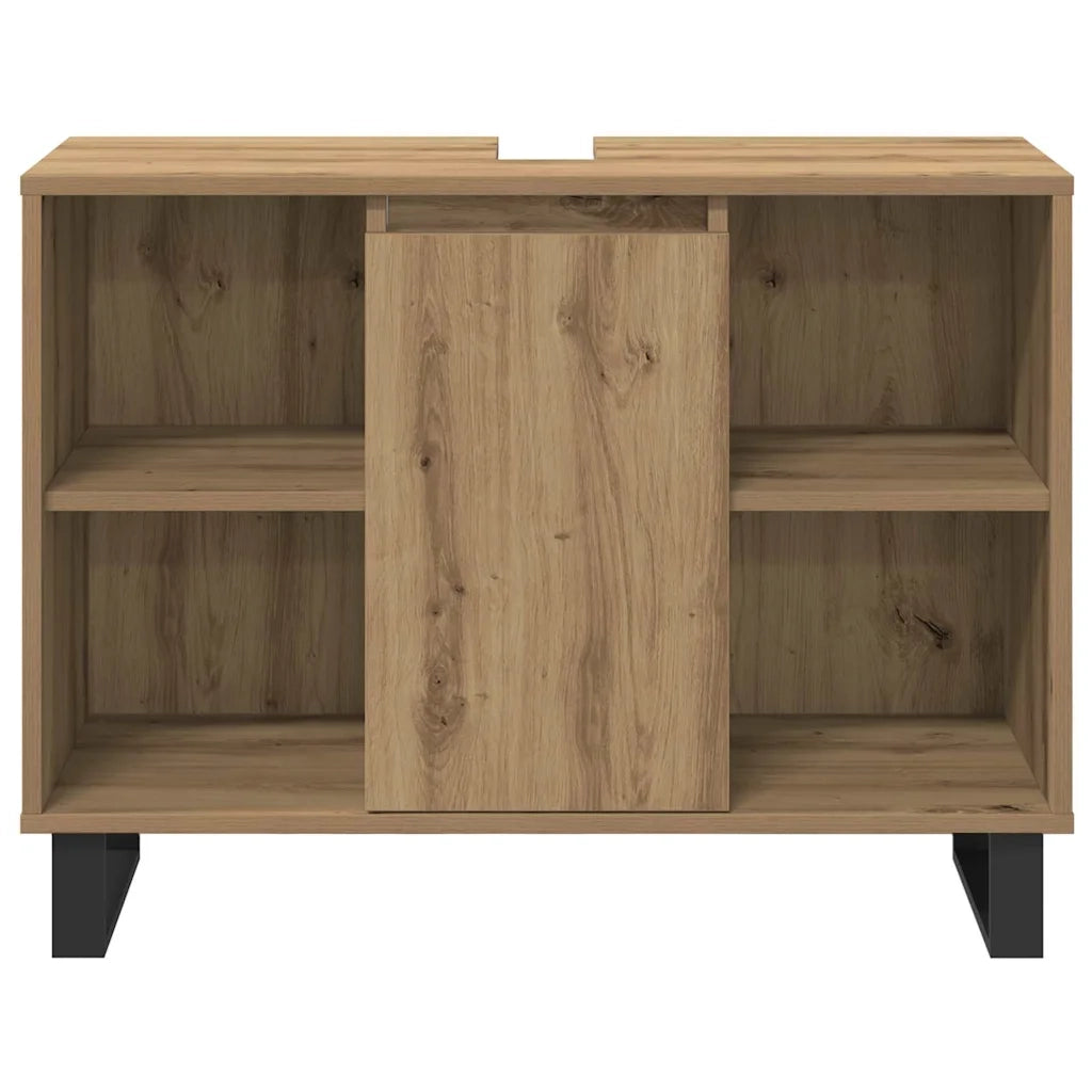 Set di mobili per il bagno 3 pcs Marrone Legno multistrato 3378511