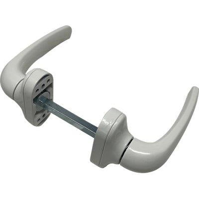 MANIGLIA X PORTA METALLO TOP  ALLUMINIO VERN BIANCA Q8