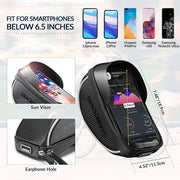 Porta Cavo Acqua Resistente per Bicicletta - Ologramma per Smartphone - Ologramma per Telefono - 152,4 cm - Touchscreen Sensibile